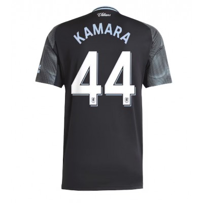 Moški Nogometni dresi Aston Villa Boubacar Kamara #44 Gostujoči 2025-26 Kratek Rokav Moški Nogometni dresi Aston Villa Boubacar Kamara #44 Gostujoči 2025-26 Kratek Rokav